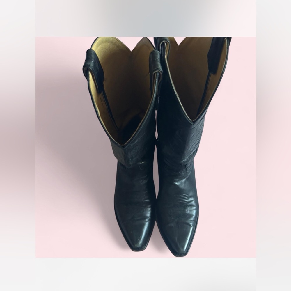 Idyllwind Black Leather Heeled Boots